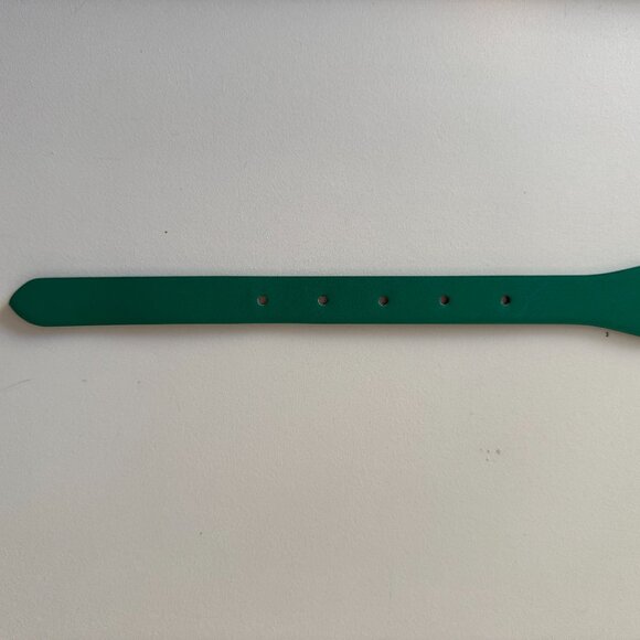 NWOT - Banana Republic Equestrian Waist Belt - M - Kelly Green - Picture 2 of 5